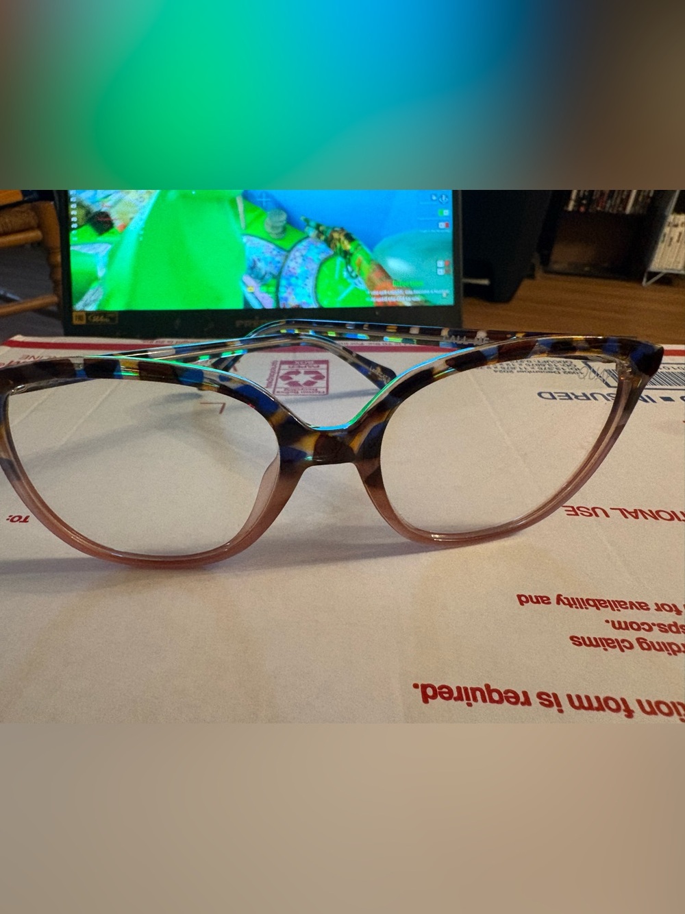 Quay “call me” blue light filtering glasses